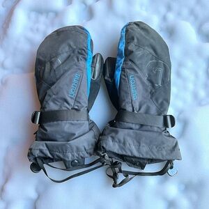 Burton Gore-Tex Men’s XL Mittens Black Snowboard Ski Gloves Waterproof Gloves